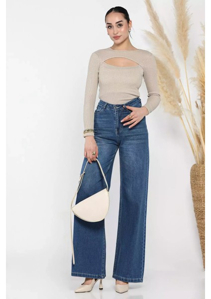 Kadın Palazzo Jean Kot Pantolon P-00014813 fiyatları