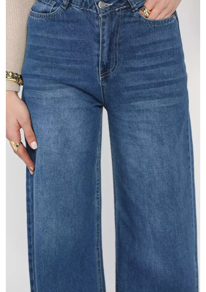 Kadın Palazzo Jean Kot Pantolon P-00014813 fırsatları