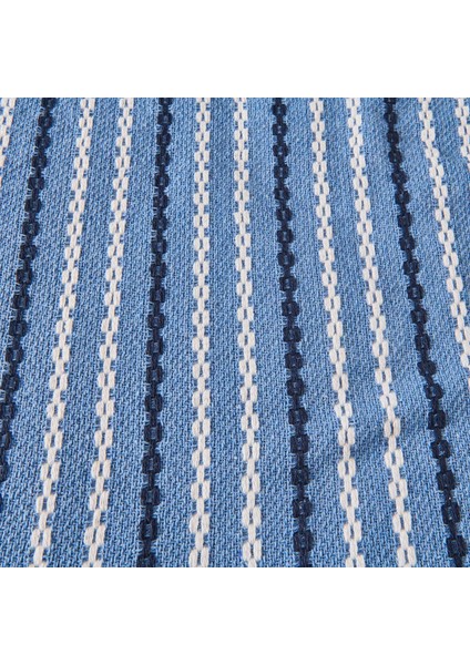 Soft Nautis Çift Kişilik Pike - Mavi - 200X220 cm