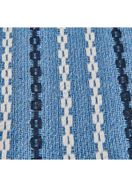 Soft Nautis Çift Kişilik Pike - Mavi - 200X220 cm