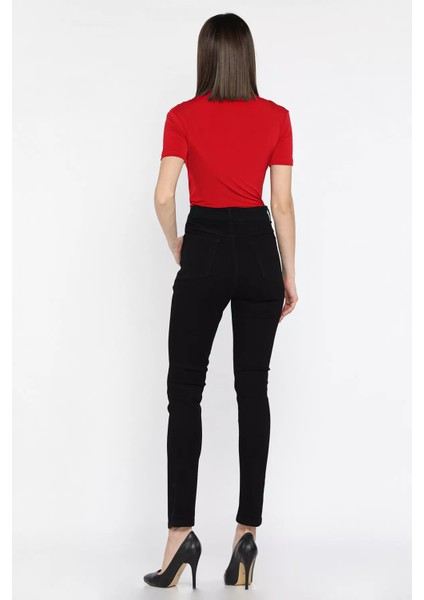 Yüksek Bel Kadın Jean Kot Pantolon P-00014699