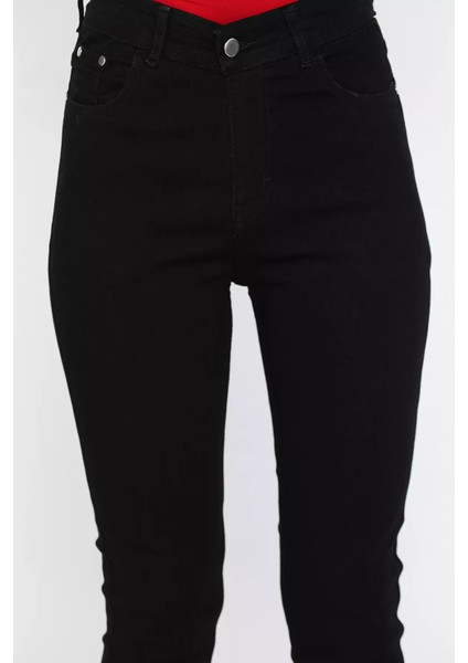 Yüksek Bel Kadın Jean Kot Pantolon P-00014699
