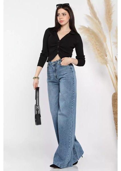 Kadın Palazzo Jean Kot Pantolon P-00014813 fiyatları