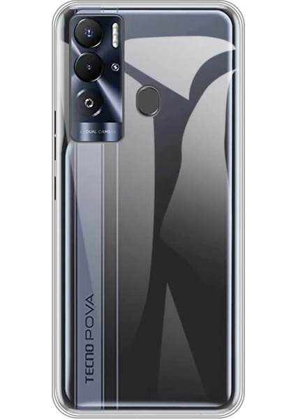 Tecno Pova Neo Kılıf Lüx Şeffaf Silikon Mrayd