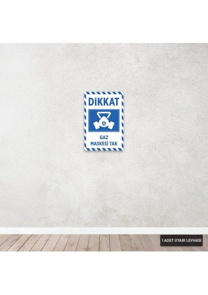 U1006 - Gaz Maskesi Tak Dekota Uyarı Levhası (20X30CM) fiyatları