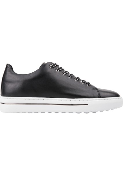 21031 Sıyah Sneaker Derı Ayakkabı
