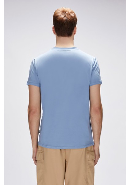 Anderson Element Mavi Erkek Baskılı Tişört fırsatları