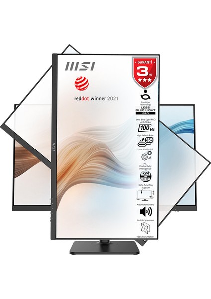 27" MODERN MD272XP 1920x1080 (FHD) 16:9 FLAT IPS 100HZ 1MS FREESYNC PIVOT TYPE-C MONITOR
