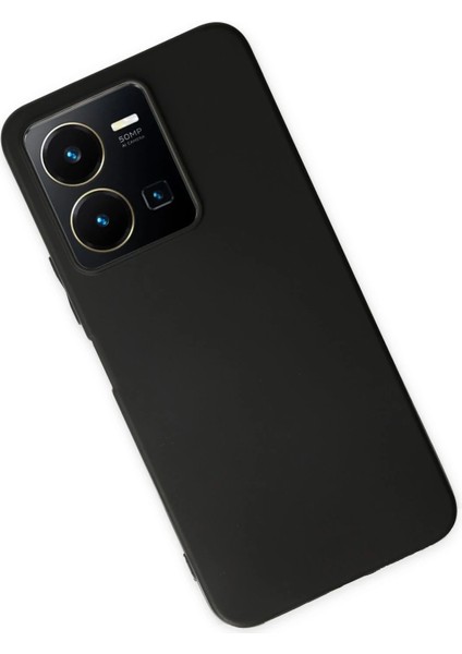 Vivo Y35 Kılıf First Silikon - Siyah Mrayd