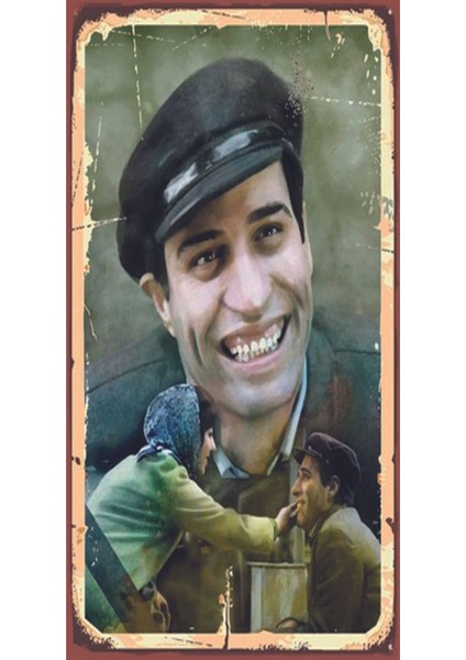 Türk Sineması Yeşilçam Özel Kolleksiyonu Tasarım Ahşap Poster