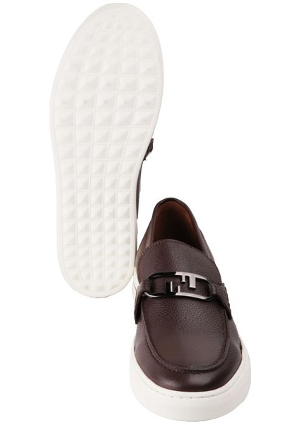 21205 Kahve Loafer Derı Ayakkabı fırsatları