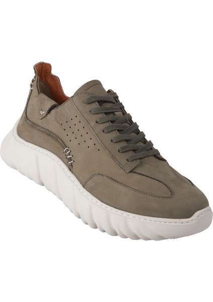 Marcomen 21337 Hakı Sneaker Derı Ayakkabı