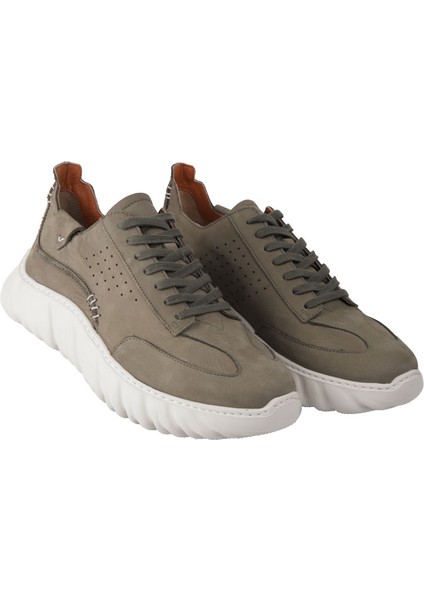 Marcomen 21337 Hakı Sneaker Derı Ayakkabı