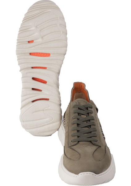Marcomen 21337 Hakı Sneaker Derı Ayakkabı