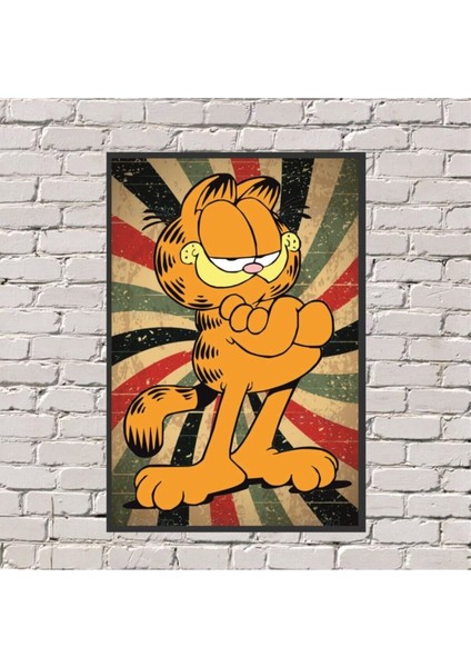 Garfield 20X30 Uv Baskılı Tablo