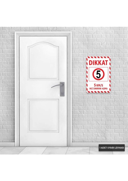 U1192 - 5 Km/s Hız Sınırını Aşma Dekota Uyarı Levhası (20X30CM) modelleri