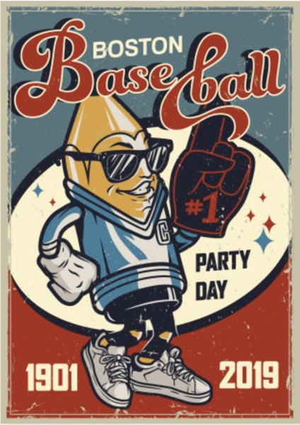 Baseball Bezbol Retro Ahşap Poster