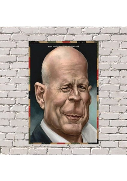 Bruce Wıllıs 20X30 Uv Baskılı Tablo