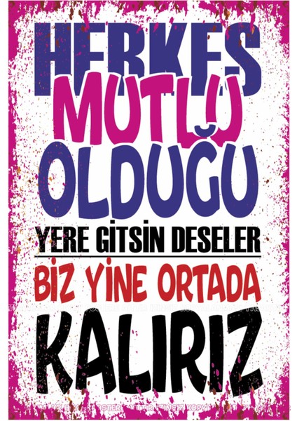 Kamyon Arkası Sözler Komik Eğlenceli Mizah Duvar Yazıları Ev Dekorasyon Ahşap Poster