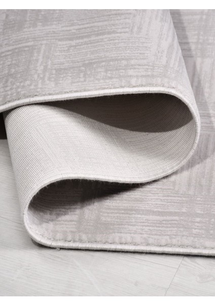 Vilnius VY01 Gri Akrilik Yapışmaz Salon Antre Mutfak Yatak Odası Halı Yolluk