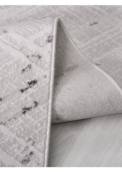 Vilnius VY01 Gri Akrilik Yapışmaz Salon Antre Mutfak Yatak Odası Halı Yolluk modelleri