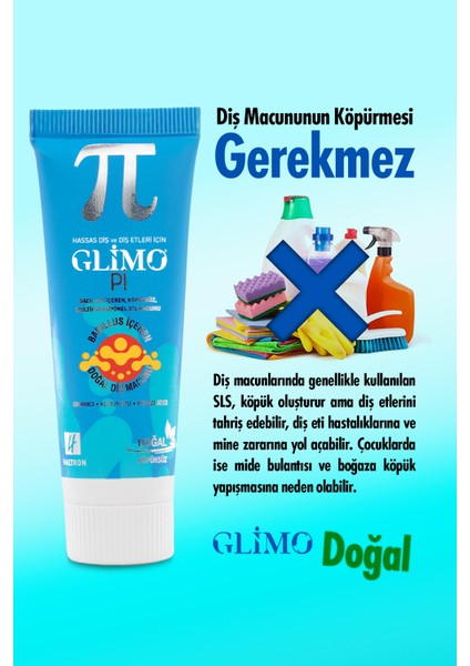 Pi Probiyotikli Doğal Diş Macunu 20 ml