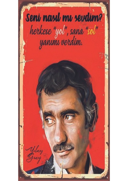 Türk Sineması Yeşilçam Özel Kolleksiyonu Tasarım Ahşap Poster