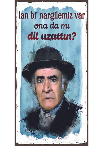 Türk Sineması Yeşilçam Özel Kolleksiyonu Tasarım Ahşap Poster