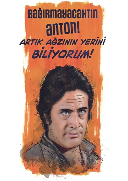 Türk Sineması Yeşilçam Özel Kolleksiyonu Tasarım Ahşap Poster