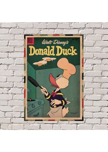 Donald Duck Baskılı Tablo Uv 20X30