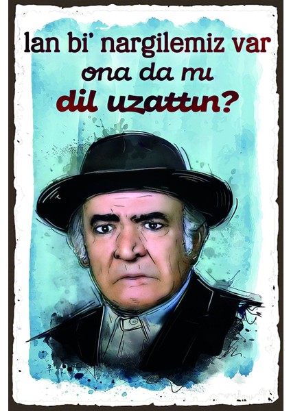 Hbb Türk Sineması Yeşilçam Ahşap Tablo/poster
