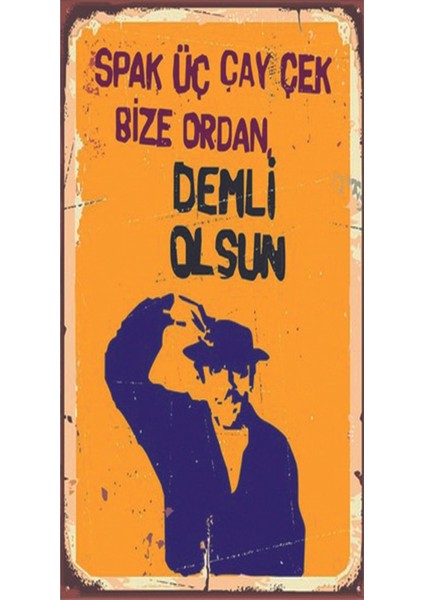 Türk Sineması Yeşilçam Özel Kolleksiyonu Tasarım Ahşap Poster