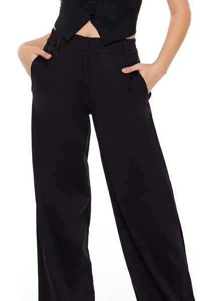 Wide-Leg Pantolon
