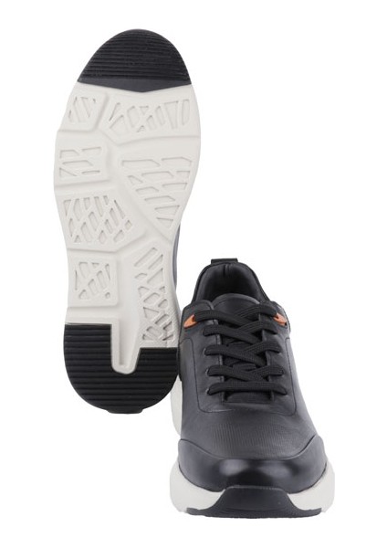 21114 Sıyah Sneaker Derı Ayakkabı fırsatları