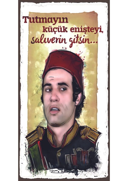Türk Sineması Yeşilçam Özel Kolleksiyonu Tasarım Ahşap Poster