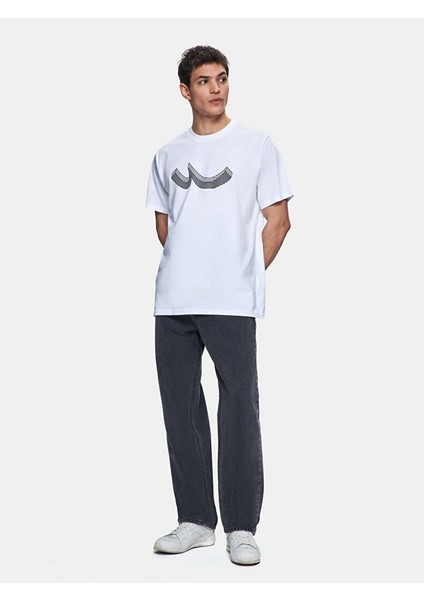 Ladasa Erkek Sıfır Yaka Kısa Kol T-Shirt 1225841836089