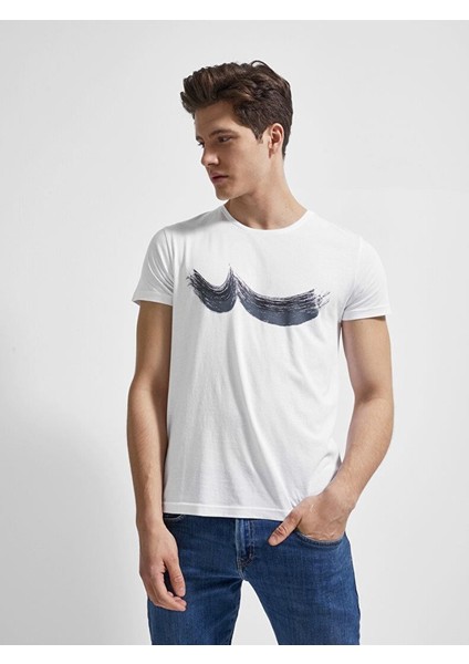 Sawahı Erkek Sıfır Yaka Kısa Kol T-Shirt 1225845446089