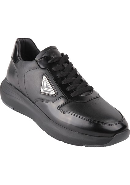 21089 Sıyah-Sıyah Sneaker Derı Ayakkabı fiyatları