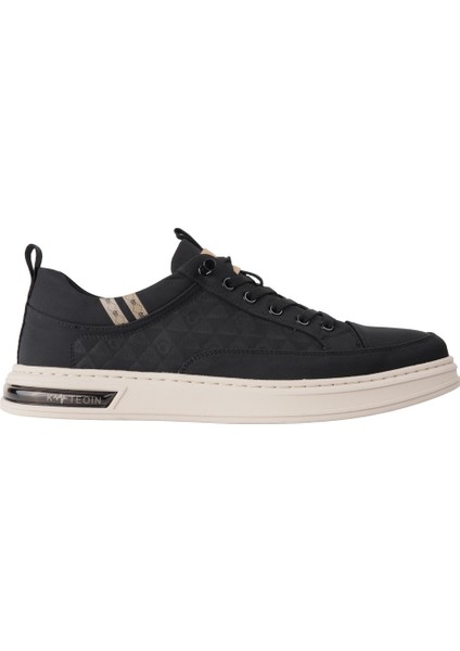 21011 Sıyah Sneaker Derı Ayakkabı