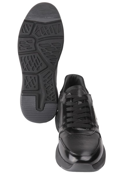 21089 Sıyah-Sıyah Sneaker Derı Ayakkabı fırsatları