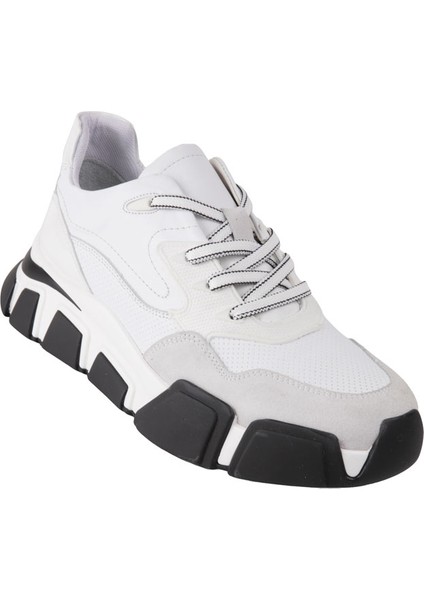 21164 Beyaz Suet Sneaker Derı Ayakkabı fiyatları