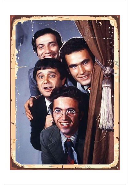 Retro Hababam Sınıfı Yeşilçam Komik Esprili 20 x 30 Tablo