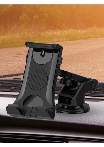 T-94 Araç Içi Tablet ve Telefon Tutucu | 360° Dönebilir Vantuzlu Stand | Dashboard & Cam Uyumlu