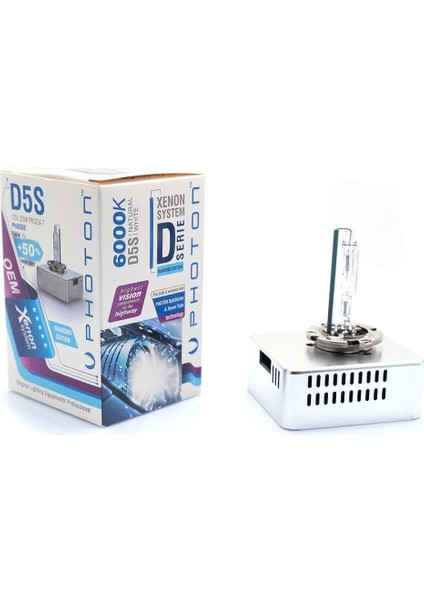 Ford Ecosport 2018- Photon D5S Xenon 6000 Kelvin %50 Fazla Işık 1 Adet