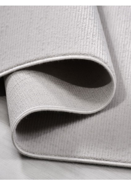 Vilnius VY01 Gri Akrilik Yapışmaz Salon Antre Mutfak Yatak Odası Halı Yolluk