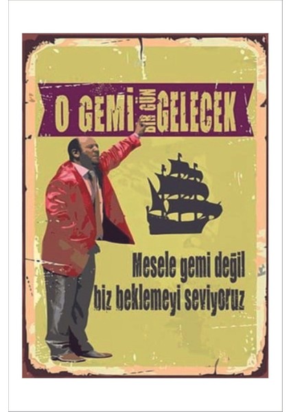 Retro Anlamlı Eğlenceli Duvar Yazıları Sözleri Vintage 20 x 30 Tablo