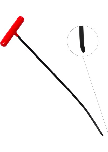 60 cm 8 mm Çap Makas Çubuğu - Kobra Uçlu Boyasız Göçük Düzeltme Çubuğu - S4-07, Pdr Çubuk