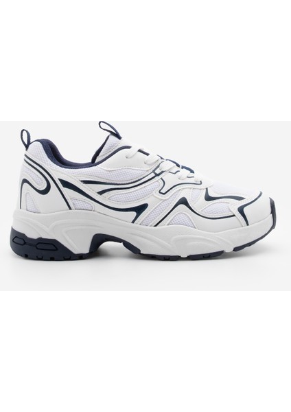 Kadın Sneaker Kalın Taban Bağcıklı Çok Parçalı Spor Ayakkabı Asvora modelleri