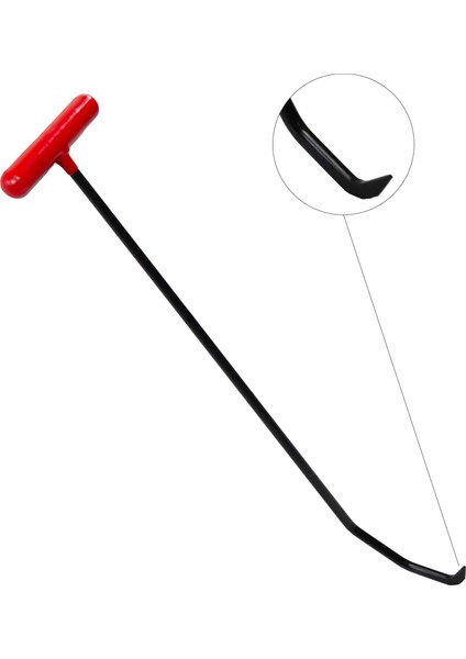 60 cm 10 mm Çap 3 Kıvrımlı Yassı Sivri Uçlu Boyasız Göçük Düzeltme Çubuğu - S5-01, Pdr Çubuk