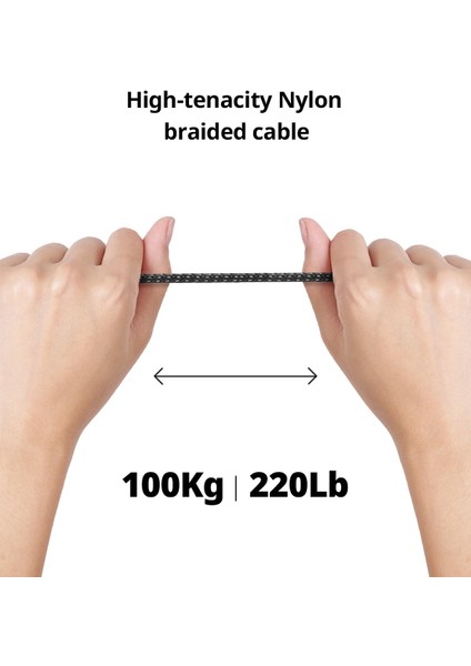 5in1 Şarj Kablo, 100W + 27WPD USB To Type-C Kablo, 120 cm Uzunluk, USB To Type C/ Lightning/ Iwatch ile Uyumlu Saat Şarj Kablosu ZR792